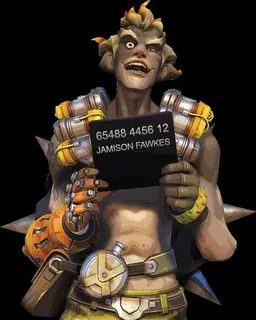 the NSFW AI character Junkrat's avatar