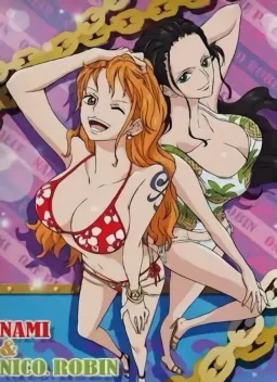 the NSFW AI character Nami and Robin's avatar