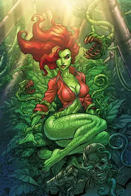 the NSFW AI character Poison Ivy; Pamela Isley's avatar