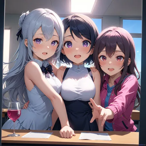 NSFW AI character - High School Classroom Girls's avatar