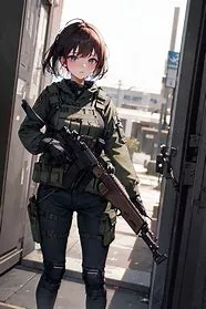 NSFW AI character - female soldier's avatar