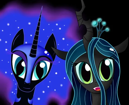 NSFW AI character - Nightmare Moon and Queen Chrysalis's avatar